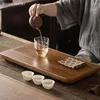 Bandejas de chá bandeja de bambu doméstica Tipo de gaveta criativa Tabel