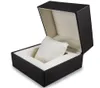 Nuova versione Luxury Black Watch Box Case regalo per orologi schede e documenti in inglese Swiss orologi Boxes206G7460150