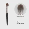 Kits Make -up Pinsel natürliches Haar 10 PCs Professionelle Make -up -Pinsel Sets Highend Animal Fox Fell schwarzer Holzgriff 2023 neues Design