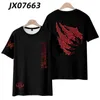 Męskie koszulki Honkai Impact 3 Seele Vollerei 3D T-shirt T-shirt Summer Fashion Donned Neck krótkie rękawowe Game Streetwear