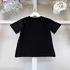 Popular baby T-shirt kids designer clothes Two tone logo printing girls Short Sleeve Size 100-150 CM boys tees summer child tshirt 24April