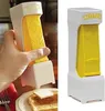 Butter Cutter Cheese Slicer Squeeze Dispenser Automatisk ost Slicer Kitchen Tool Handhållen Portable Butter Slicer 240407