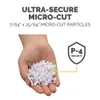 Schützen Sie Ihre Privatsphäre mit Fellowes 62mc 10 Blatt Micro-Cut-Papier-Shredder-ideal für die Nutzung des Haushalts und für Büro, inklusive Sicherheitsrundenfunktion inklusive