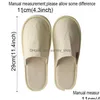 Disposable Slippers El Travel Slipper Sanitary Party Home Guest Use Men Women Unisex Closed Toe Shoes Salon Homestay Zxf36 Drop Deli Dhowa