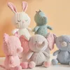 En gros OEM mignon personnalisé à la main et à la main de poupée en peluche en peluche de crochet bébé cadeau