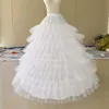 WHITE Super Big 6-HOOP WEDDING BRIDAL PROM PETTICOAT UNDERSKIRT CRINOLINE