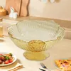 Plates Fruit Basket Farmhouse Dining Table Footed Removable Pedestal Multifunctional Centerpiece Living Room Round Holder