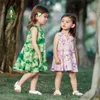 Mädchenkleider Amila Kinder Kleidung Kinder Mädchen 2023 Sommer Neue Print Kindermädchen Kleid 100% Baumwolle Babykleidung Mädchen Q240418