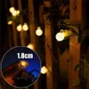 8 modes Solar Light Crystal Ball 5M7M12M22M LED LUMIÈRES LUMIÈRES FAIRY GARLANDS POUR LA FÊTE DE NOBER DÉCORAGE DE SOIRE 240411