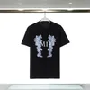 T-shirts pour hommes d'été Mode Double Dragon Match T-shirt Streetwear Round Cou Short à manches à manches