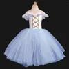 Scary Wear Costume Classic Ballerina Ballet Child Girl Girl Adult Princess Dance Long Tutu Robe Blue Professional