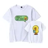 Women's T Shirts 2024 Summer Cute Duck Print Pattern Crew Neck T-Shirt Casual Short Sleeve Tops Buy Now Women