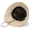 Berets Hals Eimer Hut Männer Frauen Sommer Outdoor Camping Draw String Basin Japanische Breitschild Sonnenschirm Casual Sonnenschutzmittel