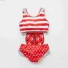 One-Pieces Girls swimsuit one-piece swimsuit 12-7T girls sleeveless swimsuit mermaid childrens swimsuit summer swimsuit Q240418