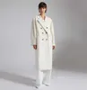 Women's Coat Cashmere Coat Designer Fashion Coat Maxmaras Womens Madame Classic Woolen Coat White