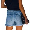 Short féminin Fashion Ripped Denim Pantal