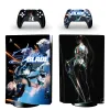 Joysticks Game Stellar Blade PS5 Disc Sticker Decal Cover pour console et 2 contrôleurs PS5 Disk Skin vinyle