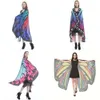 Kostüm teması moda lolita koleksiyonu peri kelebek eşarp perisi pixie 1pcs şal aksesuar kanatları