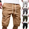 Shorts maschile jogger sport sport cargo combattimento militare allenamento palestra pantaloni corti multi tasca casual estate