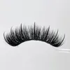 3D Faux Mink Wimpern 5d Nerzwimpern, die in Tablett mit Cover Augen Make -up dramatische lange Wimpern packen