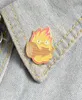 Broche de bijoux broche pour femmes hommes broches broches calcifer émail personnalisé japonais incendie insigne elf badge bordeau de boucle