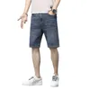 Herren Jeans Herren kurze Hosen Jeans Denim gerade Bein Fünfter Shorts Casual Summer 2024