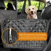 Portador de cachorro Capa de assento de carro para cães Acessórios para carros de cachorro à prova d'água Pet Transportador de cães Costo de pegada Protetor de almofada TRAVELA Viagem traseira Mat L49