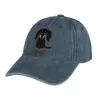 Berets Black And Tan Long Haired Dachshund Cowboy Hat Birthday Sunscreen Bobble Women Hats Men's