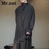 Мужские спортивные костюмы Mr. -nut Fashion High Shemed Shirtkirt Pantkirt 2 Piece Set Clothing Luxury Design Женщины свободно