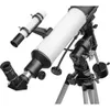 Orion Observer 90mm赤道屈折望遠鏡 - 夜空の透明な景色のための高品質の光学系、天文学愛好家や初心者に最適