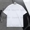 designerskie małże koszulki Tshirt splicing śrub bawełniany patchwork t-koszulka monogramowa tee londyńska Anglia luksusowa klasyczna odznaka geometria odzież damskie wierzchołki