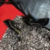 Dress Shoes Patent Leather Women Genuine Plus Size 11 43 Square Toe High Heels Pumps Y2K European Runway Stiletto Metal
