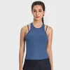 EBB a coste a canotte da strada Lu-080 traspirato a forma di H-sport sport sport gilet womens fitness top