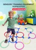 Kids Outdoor Toys HopScotch Ring Jumping for Kids Sports Outdoor Play Out fora das brinquedos infantis Jardim Backyard Game de Carnaval Indoor 240418