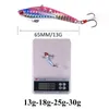 13g/18g/25g/30g Ice Metall Fishing Lure künstliche leuchtende Vib -Köder für Winterfischerei Vibration Jerkbait Wobblers River Tackle