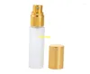 収納ボトル300pcs/lot 10mlマットガラス香水液体エッセンシャルオイル化粧品コンテナ空のスプレーボトル