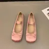 Chaussures décontractées ballet danse femme Mary Janes Flats robe arc sandales d'été 2024 Designer Spring Walking Femme Zapatillas