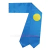 Écharrés Palau Flag 180 15cm Sabille de graduation a volé un écharpe double face pour l'étude à bord de la classe internationale de 2024