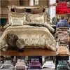 Designer Bettwäsche Jacquard Duvet Cover Luxus Bettwäsche King Set 3PCS Home Bett Bettdecke Sets Single Twin Queen Kingsize -Bettlaken Quil6123495