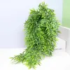 Flores decorativas Flor artificial Folhas de bambu Rattan Fake Green Vine Planta pendurada Casamento Festa de Natal Parede de Wall Garden Decoração de outono