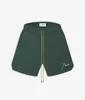 SOGD Rhude Spring Summer Embroidery Washed High Street Drawstring Terry Shorts Mens and Womens Fashion