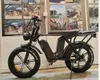 الدراجات 20inch ouxi V8 1000W BICYC PICYC FAT TIRE E-PIKE للبالغين 48 فولت 50 كم/ساعة على الطريق مدينة Ebike Fatbike في المستودع الهولندي الأمريكي L48