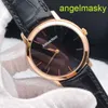 Unisex ap handledsur 18k rosguld automatisk mekanisk 41mm svart urtavla herrar 15180or.oo.a002cr.01 Crocodile läderklockband