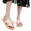 Slippers 2024 Fashion Summer Dames plat gekruiste kleurrijke bloemen open teen lichtgewicht strand zapatos mujer tonencia