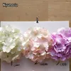 Dekorativa blommor Kyunovia 25st/Lot Hydrangea Flower Head Artificial Silk Ball Wedding Path Home Diy Wall 54st Petal Compositi H17