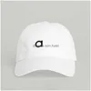 Czapki na zewnątrz Al Yoga Off-Duty Cap Trucker Baseball Haft Haft Haft Hard Man and Women Casual Holiday Sun Ochrony Hat UV Res Dhwu0