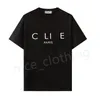 Créateur masculin T-shirt graphique t-shirt hip hop lettre d'été imprimé tshirt luxueux mode court t-shir