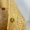 Соломенная пляжная сумка сумки для сумки дизайнерская сумка впадина выходы женщин роскошные сумки для продажи плечо для торговых площадок женская мода классические сплошные цветные сумки с монетой кошелькой