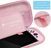 Cases NS Pink Sakura Flower Skin Shell Carry Bag Switch OLED PU Waterproof Pouch Case Storage Cover Box for Nintendo Switch Console