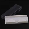 Компактные зеркала упаковочная коробка для ресниц пустые ресницы пластиковая упаковка Прозрачная крышка белая лотка оптовые